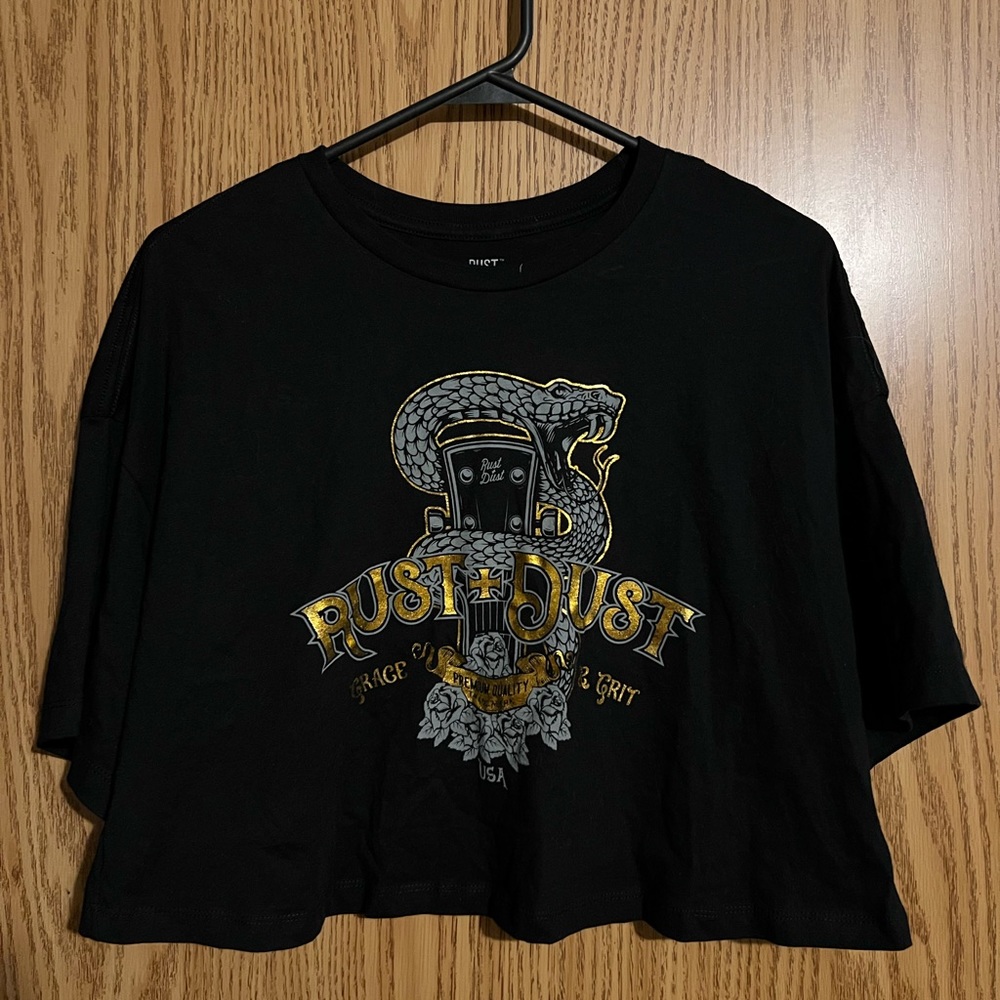 Rust+Dust Crop Tee
